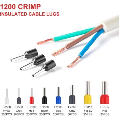 Kit Di Crimpatura Per Puntali, Kit Di Puntali Con Pinza Crimpatrice Con - 2