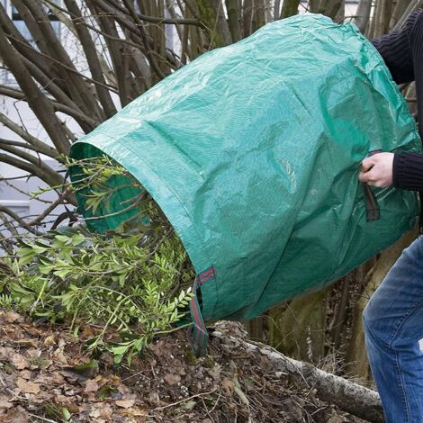 Sacchetti per rifiuti da giardino, con pratici manici, pieghevoli