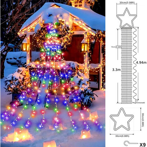 Ghirlanda Natalizia Metallizzata 15m – Fili Argentati Per Albero, Decorazioni Feste Interni/Esterni - 4