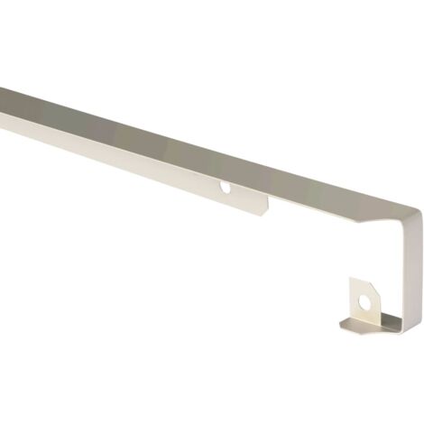 Profil de jonction dangle 38mm nordlinger pro - aluminium blanc pour plan de travail