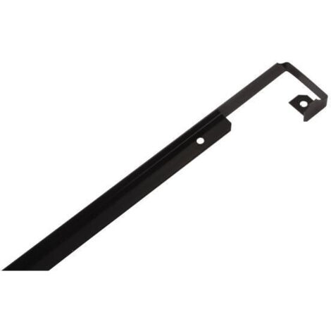 Profil dangle en aluminium noir pour plan de travail - facile a installer et decouper