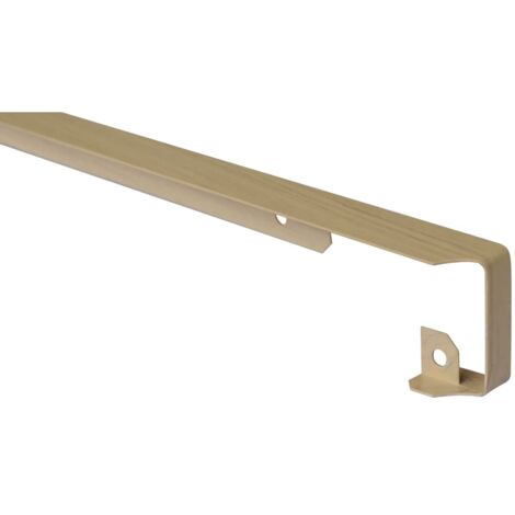 Nordlinger pro profil plan de travail jonction dangle bois clair - aluminium