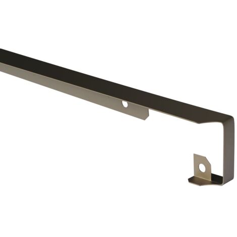 Profil de finition en aluminium pour jonction dangle de plan de travail - couleur champagne epaisseur 38mm largeur 67cm