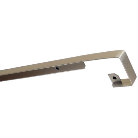 Profilé aluminium bord droite bord à bord 2 4R 38mm R0 2mm x 670mm NORDLINGER 680152