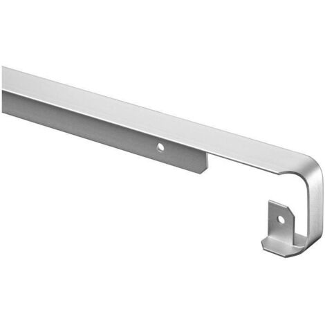 Profil jonction angle plan de travail aluminium 28 mm x 670 mm rayon 35 mm finition soignee (1/3)