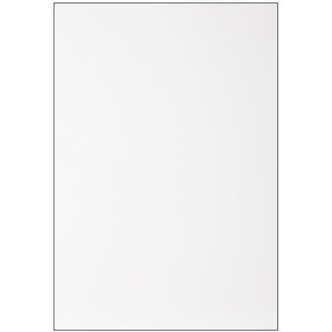 NORDLINGER PRO Plaque composite Crédence - Blanc- Aluminium - 80 x