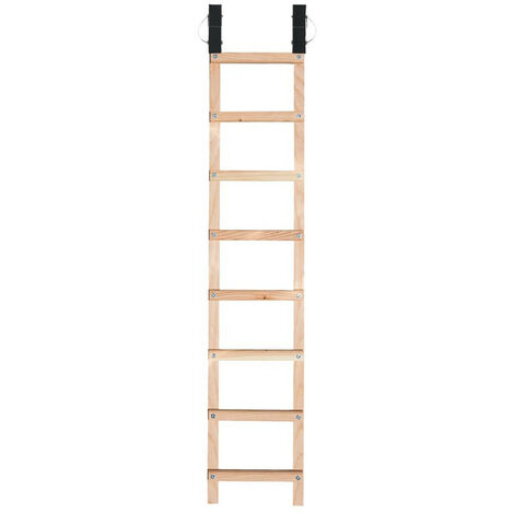 Hailo – Extension échelle plate de toit 2m – Bois épicéa traité hydrofuge – Charge max 150kg – Pour travaux toiture et panneaux solaires