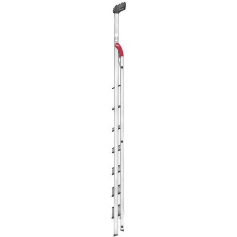 Escabeau sécurisé pliable en aluminium 8 marches extra larges Hailo ProfiStep XXL