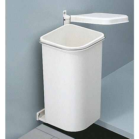 Hailo – Poubelle de salle de bain encastrable 5L – Couvercle automatique – Bac intérieur amovible – Largeur minimale 30 cm (1/3)