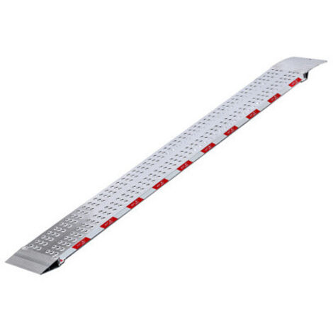 Hailo – Rampe de chargement fixe 2m – Charge max 243kg – Surface antidérapante – Pour engins motorisés – Aluminium renforcé (1/4)