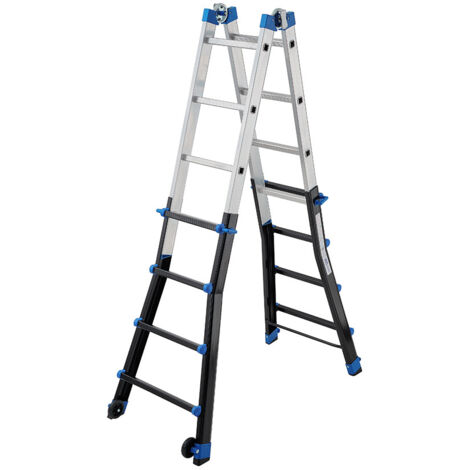 Echelle articulée 4x4 barreaux - Longueur 4.12m - AL065 (1/5)