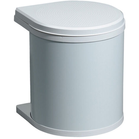 Poubelle encastrable sous évier 12L Hailo AS Mono Coloris - Blanc