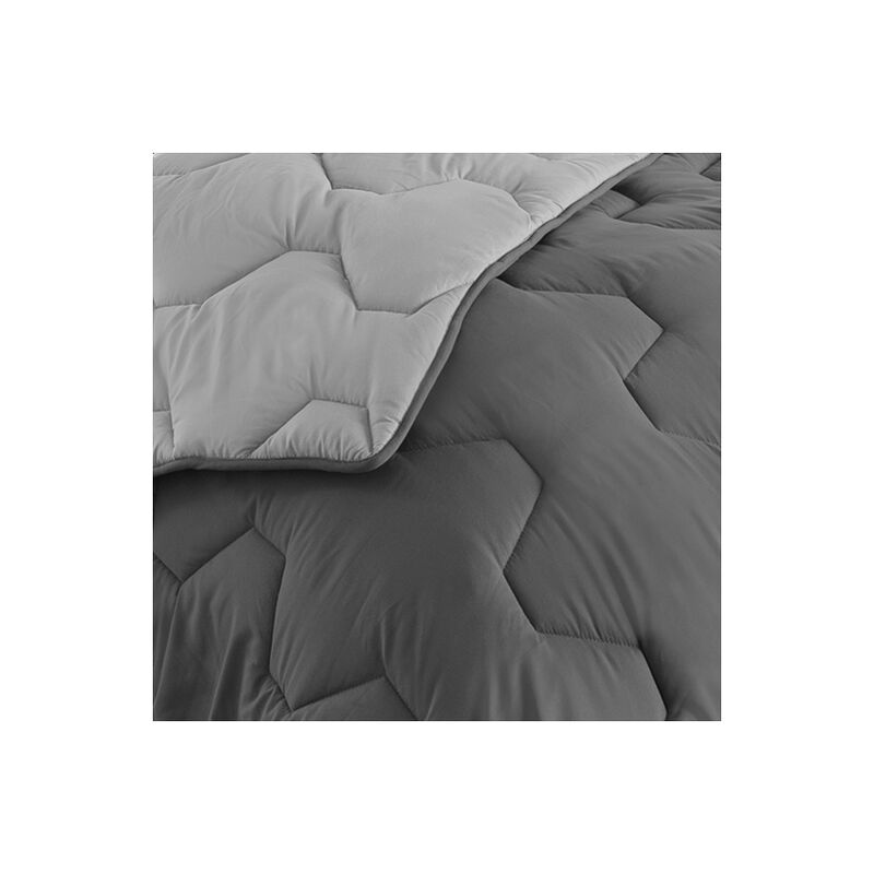 vidaXL Coperta Ponderata Grigia 200x200 cm 13 kg Tessuto