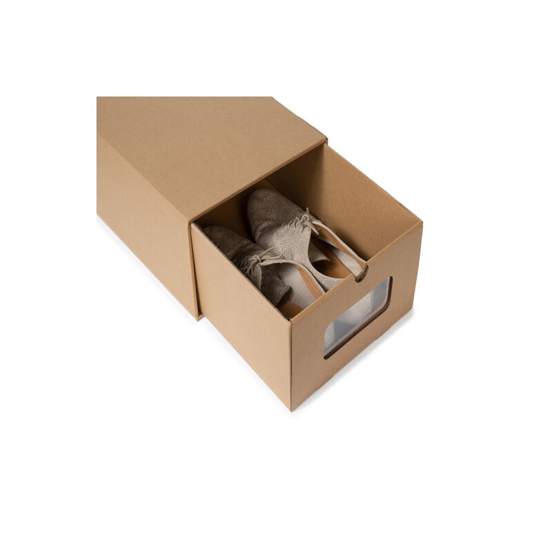 Set di 20 scatole per scarpe con cassetto in cartone