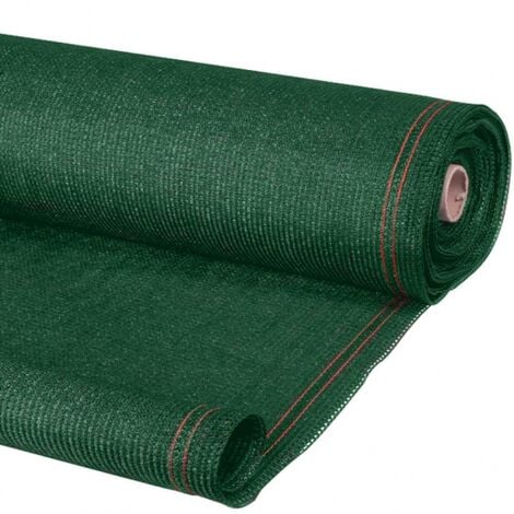 Rete ombreggiante 1,5x10m, telo frangivista recinzione giardino 150g/m²,  verde