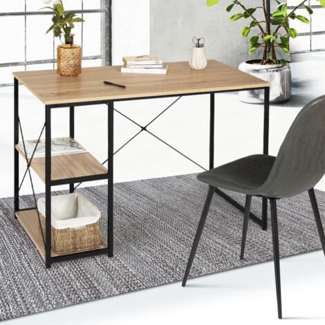 Scrivania dritta DETROIT di design industriale