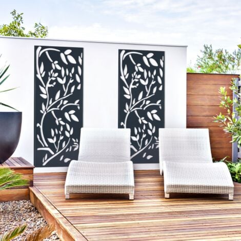 Pannello decorativo universale 160 x 60 CM LIS grigio