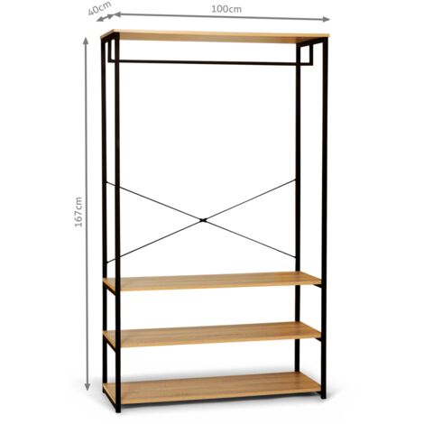 Armadio grande L. 100 cm DETROIT design industriale
