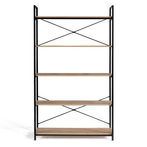 Scaffale XL 5 livelli DETROIT design industriale 170 cm