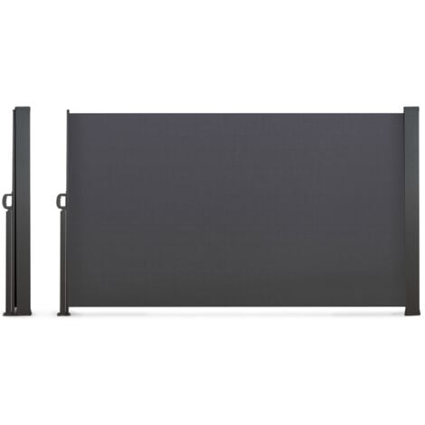 Tenda sole laterale retrattile 180 x 400 cm grigio antracite