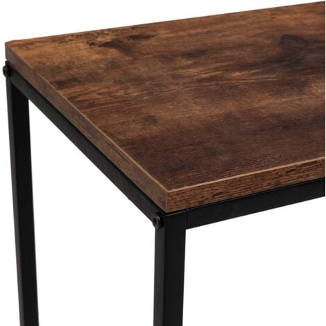 Consolle DAYTON con piano effetto invecchiato, design industriale