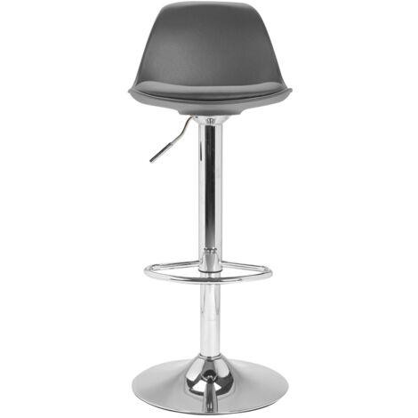 Set di 2 sgabelli da bar design grigio KARL