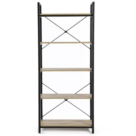 Scaffale DETROIT di design industriale a 5 livelli 170 cm