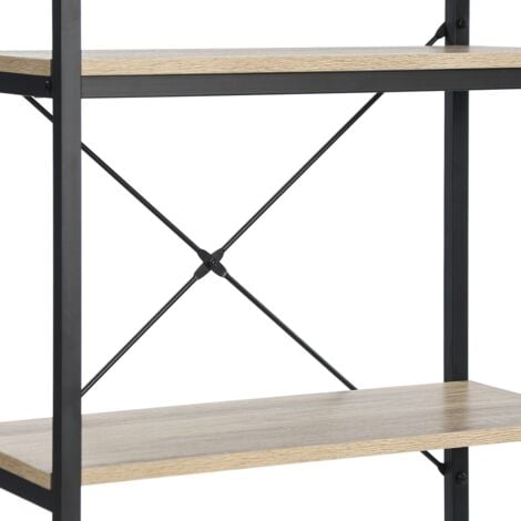 Scaffale DETROIT di design industriale a 5 livelli 170 cm
