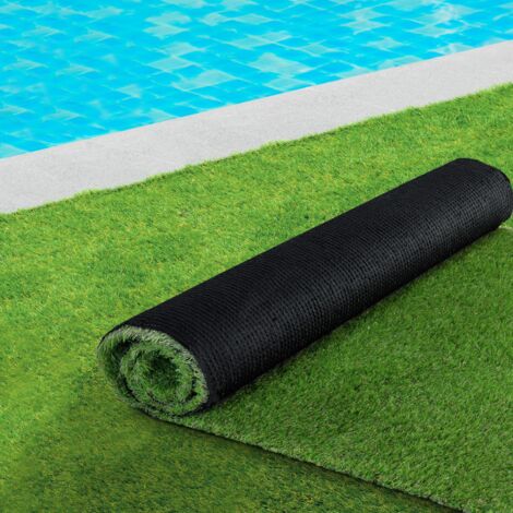 PUCHIKA Erba Artificiale Per Esterni, 18 Mm, Verde, Resistente UV, Drenante, A Metro, Per Balconi E Giardini