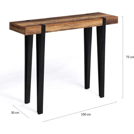 Console in legno AUSTRIA con gamba a perno