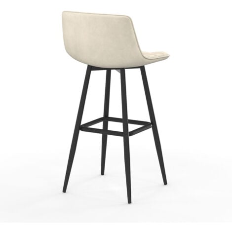 Set di 4 sgabelli da bar MADY beige