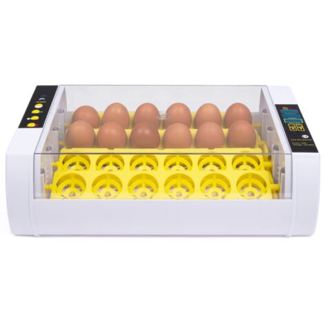 Incubatrice Automatica Per 24 Uova – Girevole Digitale Con Display LED E Allarme, Per Polli E Quaglie