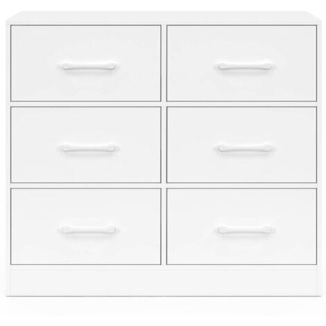 Cassettiera 4 Cassetti In Tessuto Pieghevole E 2 Ripiani 84x30x71,5 Cm In Stile Industriale Marrone 87445090