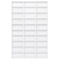 DecHome Mensola Scaffale Libreria Porta Cd In Legno 95x17x16.5 cm - 833134