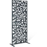 Pannello decorativo universale 160 x 60 CM FLOWER grigio