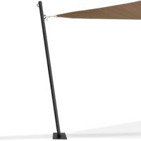 Pali per vele ombreggianti H.220 CM con pali e basi in acciaio