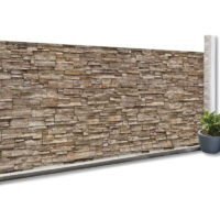 Schermo oscurante 1,8 x 10 M motivo pietra marrone 160 gr/m² (1,8 x 10 M)