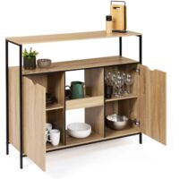 Mobili da bar con porte e ripani dal design industriale DETROIT
