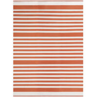 Tappeto per esterni RAYURES terracotta 270 x 370 CM