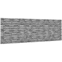 Schermo oscurante 1,8 x 10 M con motivo pietra grigia 160 gr/m²