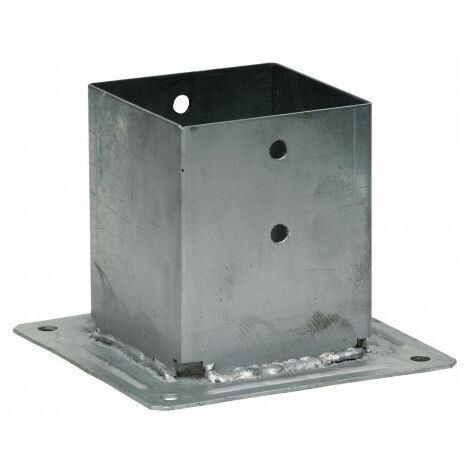 Vikofan Pfostenfuß Verzinkt, 15,2 X 15,2 Cm – 10 Stück, Für Stabile Terrassen & Balkone