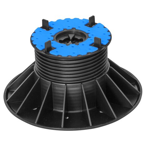Stelzlager "hercules paving" mit selbst-nivellierendem kopf 60 bis 94 mm / 4mm - Hercules Länge : Länge new Breite ∅230 mm