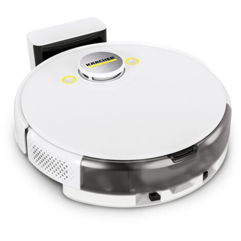 Saugroboter Kärcher RCV 5 mit Wischfunktion, App-Steuerung, LiDAR-Laser-Navigation, Dual-Laser und KI, Kartierung, Raum- und Hinderniserkennung, 5000 Pa, 120 min Laufzeit, für Hartböden und Teppiche