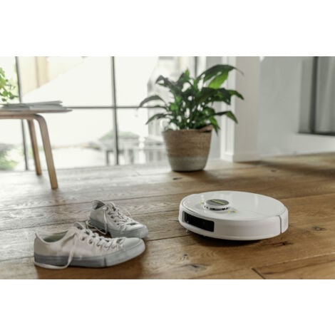 Saugroboter Kärcher RCV 5 mit Wischfunktion, App-Steuerung, LiDAR-Laser-Navigation, Dual-Laser und KI, Kartierung, Raum- und Hinderniserkennung, 5000 Pa, 120 min Laufzeit, für Hartböden und Teppiche