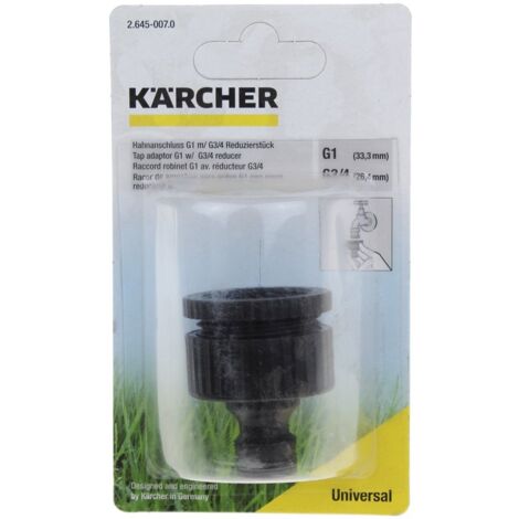 Kärcher Hahnanschluss G1 mit G3/4 Reduzierstück