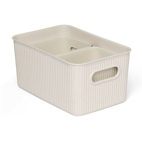 TATAY Brosse De Bain Baobab ECOHOME - Fabriquée En Matériaux 100% Recyclés, Sans BPA, Beige - Design Élégant 9,5 X 9,5 X 39,5 Cm