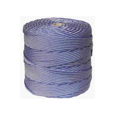 CUERDA TRENZ. 05MM PP BL/AZ HYC 200 MT