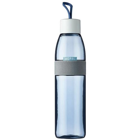 X2 Botellas Vidrio Para Agua 1 Litro Con Tapa De Silicona