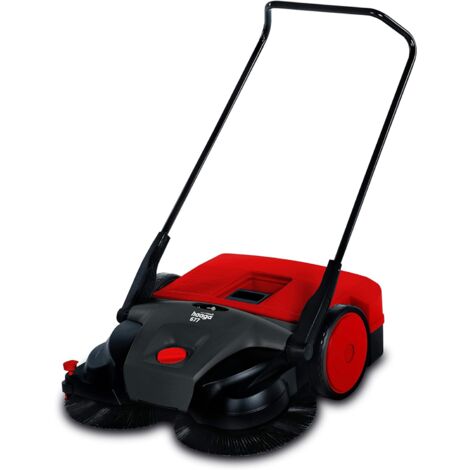 Scopa/spazzatrice manuale Haaga 677400 677 Profi  offre prestazioni imbattibili con le spazzole a batteria, siano esse bagnate, asciutte, sabbia o anche lattine per bevande adatto per aree da 200 m²