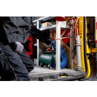 Compressore Metabo Basic 160-6 W OF (caldaia 6 l, pressione max. 8 bar, capacità di aspirazione 160 l/min, capacità di riempimento 65 l/min, velocità max. 3500 /min, design compatto) 601501000